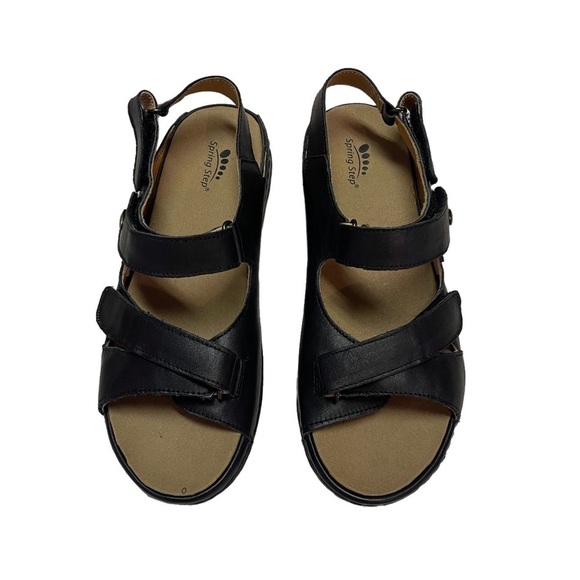 Spring Step Radiange Women Slingback Leather Ankle Strap Sandals Sz 9 EU 40 - Picture 2 of 8